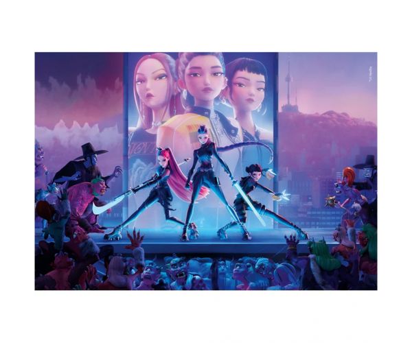 K-POP Demon Hunters kompaktni puzzle od 1000 komada - Clementoni