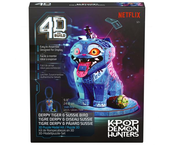 K-Pop Demon Hunters – Derpy tigar i ptica Sussie 4D puzzle - Spin Master