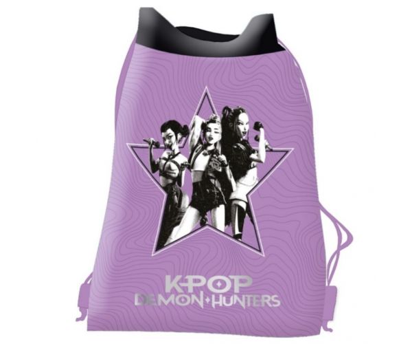 K-Pop Démonvadászok lila tornazsák