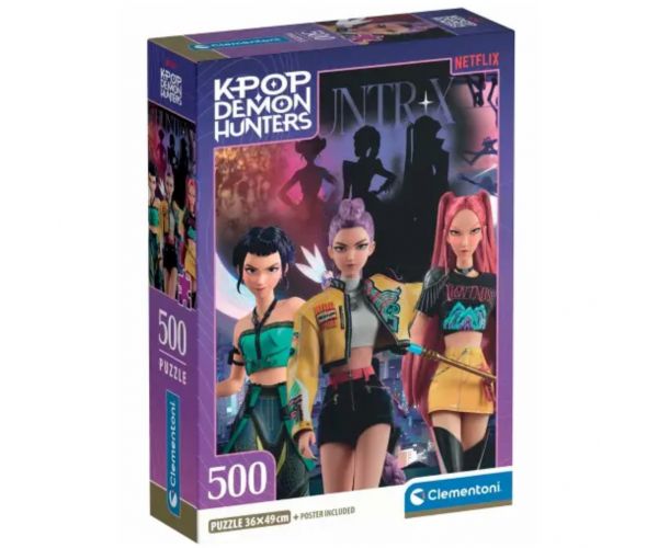 K-pop démonvadászok HunterX puzzle 500 db-os - Clementoni