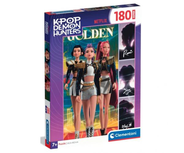 K-pop démonvadászok Super puzzle 180 db-os - Clementoni