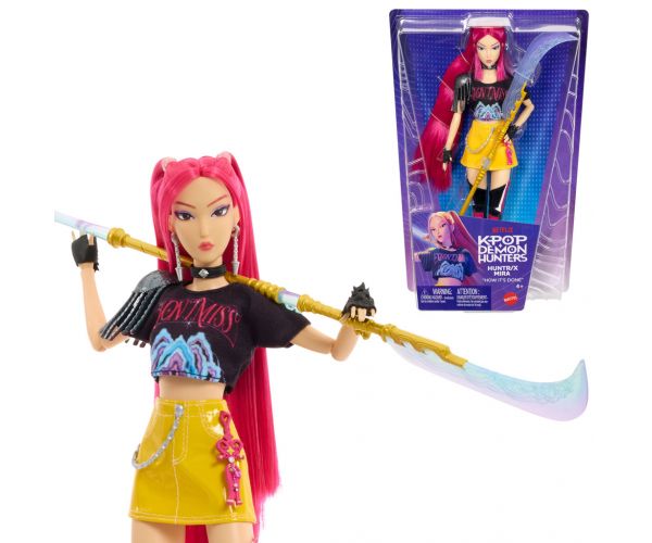 K-Pop Lovci demona: lutka Mira s oružjem – Mattel