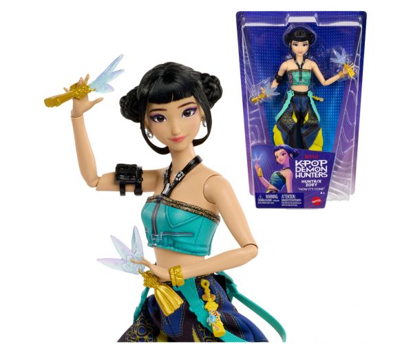 K-pop lovci demona: modna lutka Zoey s oružjem – Mattel
