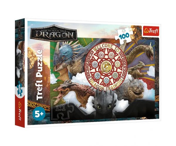 Így neveld a sárkányodat 100db-os puzzle - Trefl