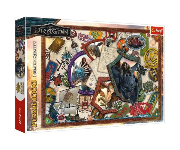 Így neveld a sárkányodat 1000db-os prémium puzzle - Trefl