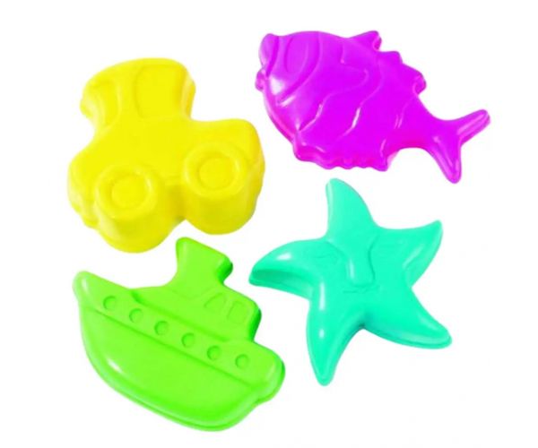 Homokozó formák 4db - D-Toys