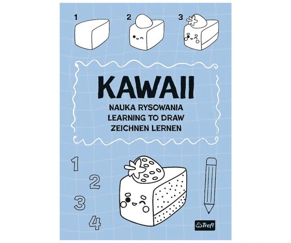 Kawaii rajziskola tanulj rajzolni lépésről lépésre foglalkoztató füzet - Trefl