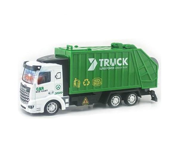 Kamion za smeće sa pogonom na uvlačenje, svjetlo i zvuk 1/48