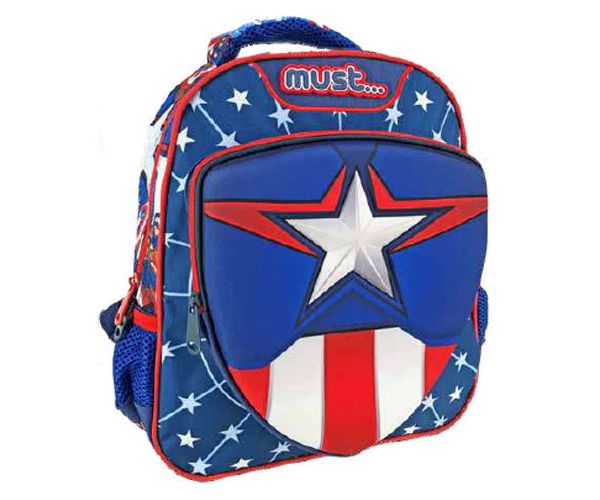 Kapetan Amerike 3D ruksak sa uzorkom 27x10x31cm
