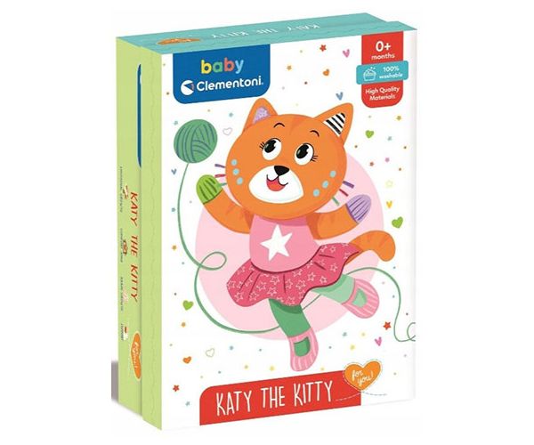 Katy a plüss cica - Clementoni baby