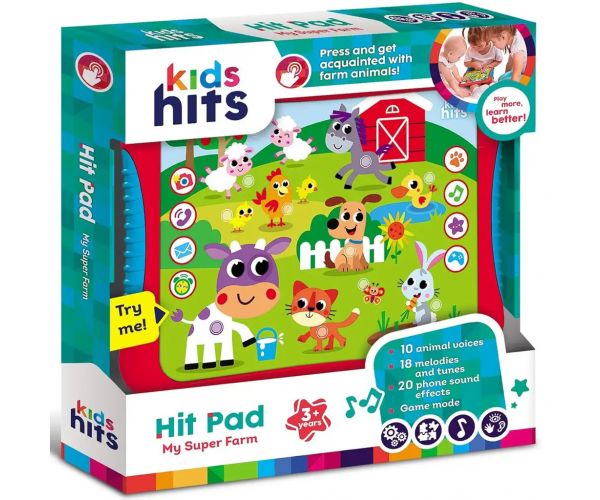 Kids Hits: Hit Pad - Szuper farmom interaktív tanulójáték