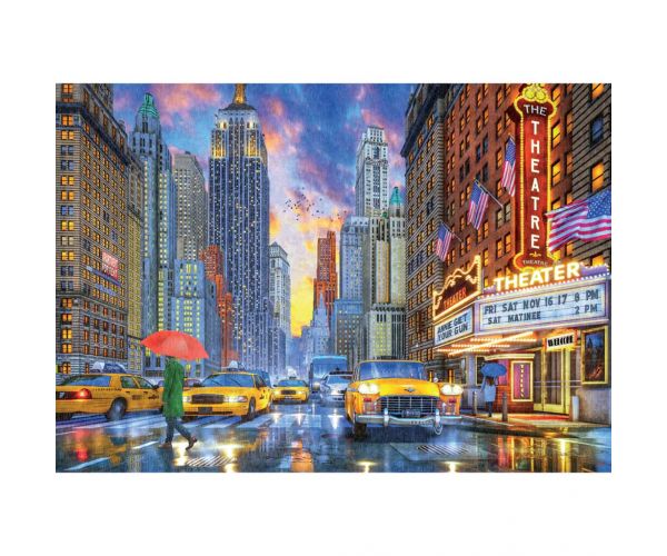 Kišni Manhattan — puzzle od 2000 komada HQC - Clementoni