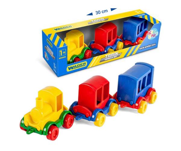 Kid Cars Vlakovi set od 3kom - Wader