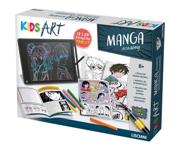 Kids Art: Manga Academy kreatív kifestő - Lisciani