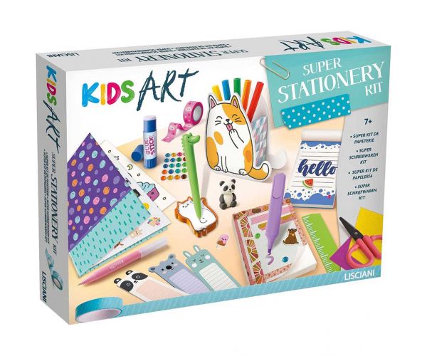 Kids Art: Super Stationery Kit kreatív játékszett - Lisciani