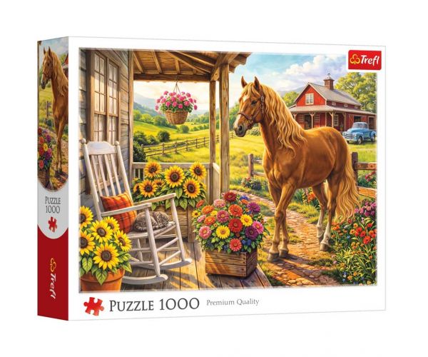Ló a farmon 1000db-os puzzle - Trefl