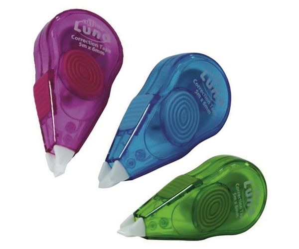 Korektor u traci 5mm x 5m tri boje
