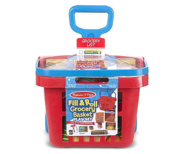 Košara na kotače sa namirnicama set - Melissa & Doug