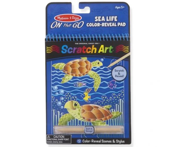 Tengeri élet képkarc készítő kreatív szett - Melissa & Doug