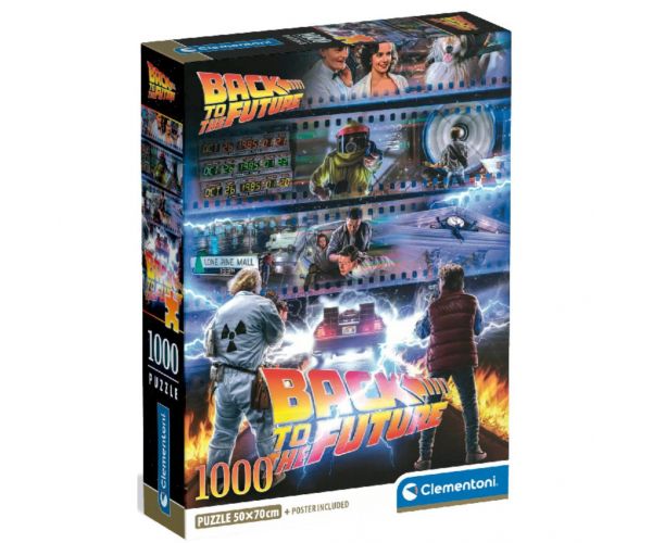 Kultfilmek: Vissza a jövőbe puzzle 1000 db-os - Clementoni