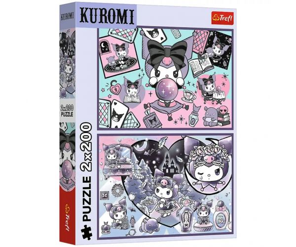 Kuromi varázslatos kalandok 2x200db-os puzzle - Trefl