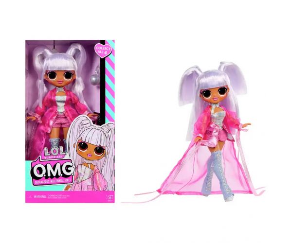 L.O.L. Surprise OMG Kitty K divatbaba kiegészítőkkel