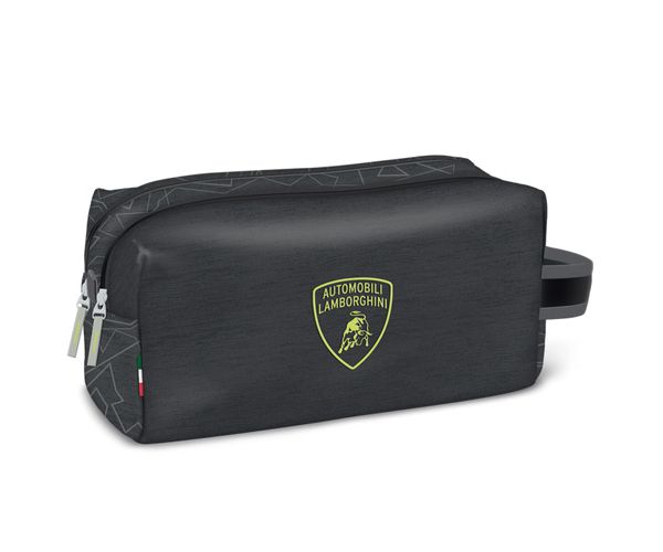 Lamborghini zöld-szürke neszesszer