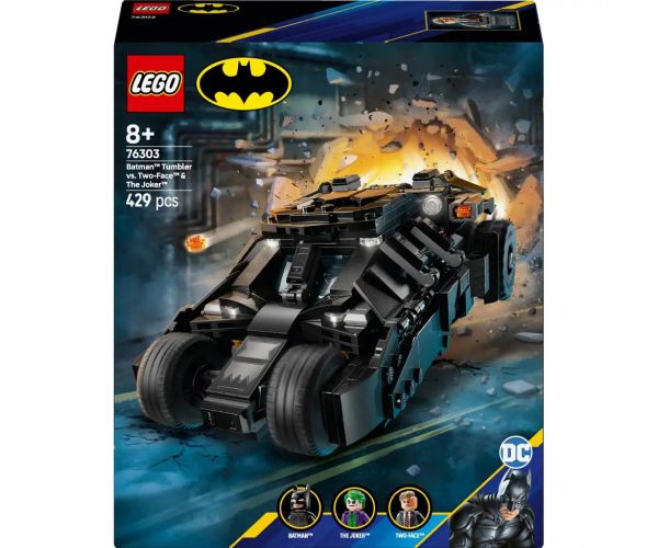 LEGO® Batman: Batman™ Tumbler vs. Kétarc™ és Joker™ (76303)