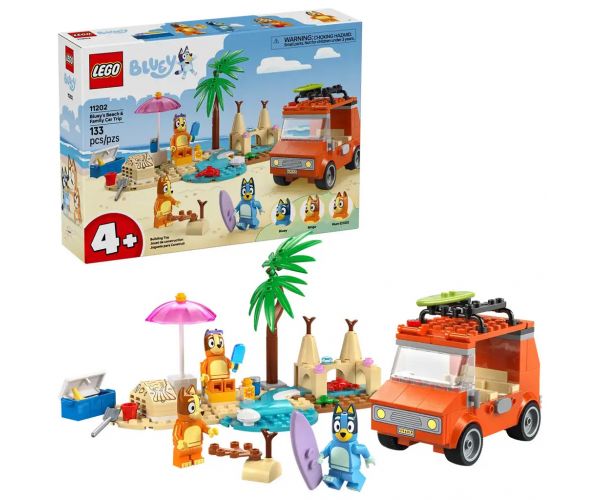 LEGO® Bluey™: Bluey és családja a tengerpartra utazik (11202L)