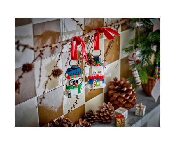 LEGO®: Božićni ukrasi sa snjegovićima (40812)