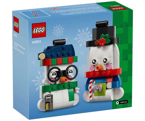 LEGO®: Božićni ukrasi sa snjegovićima (40812)