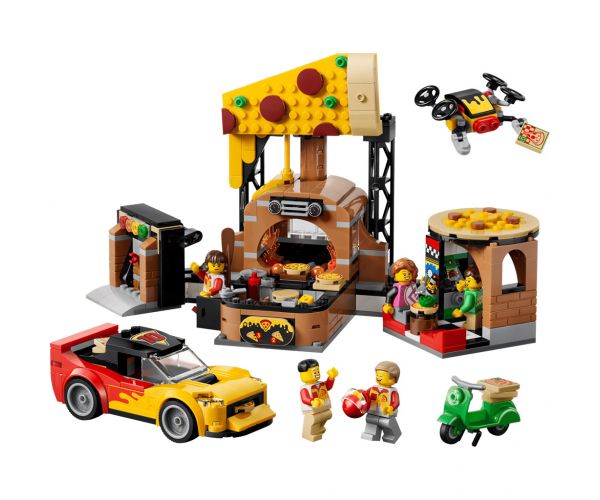 LEGO® City: Pizzerija s dostavnim vozilima (60496)