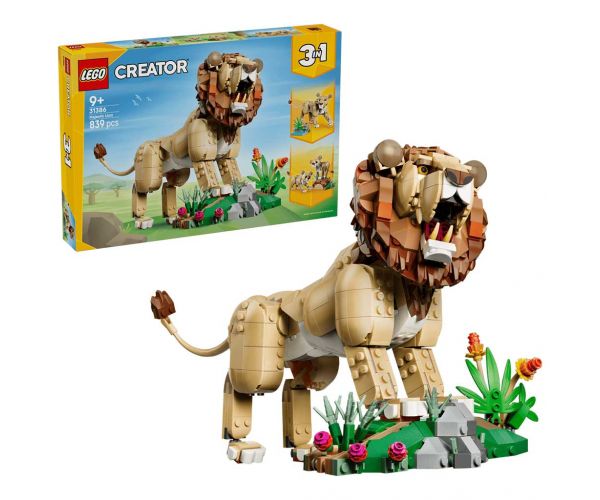 LEGO® Creator: Vadállatok: Fenséges oroszlán (31386)