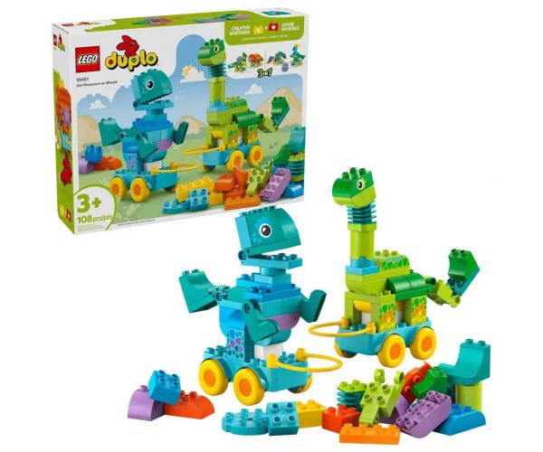 LEGO® DUPLO®: 3 az 1-ben guruló dinók (10451)