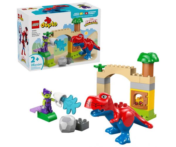 LEGO® DUPLO®: Dinoszaurusz Spidey-Rex vs. Zöld Manó (10463)
