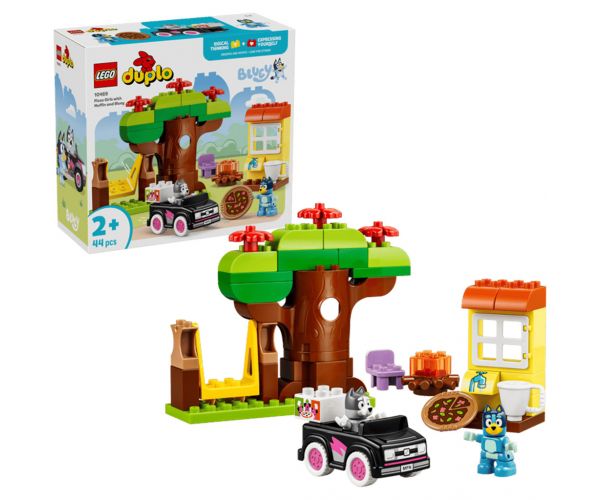 LEGO® DUPLO®: Pizzáslányok: Gombóc és Bluey (10469)