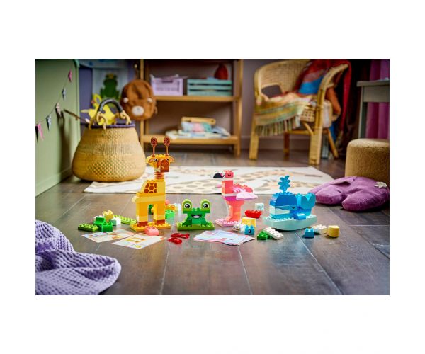 LEGO® DUPLO®: Igračka za slaganje s životinjama (10472)