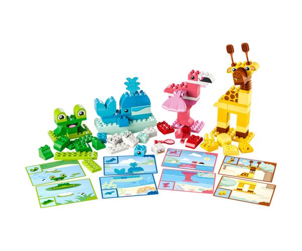 LEGO® DUPLO®: Igračka za slaganje s životinjama (10472)