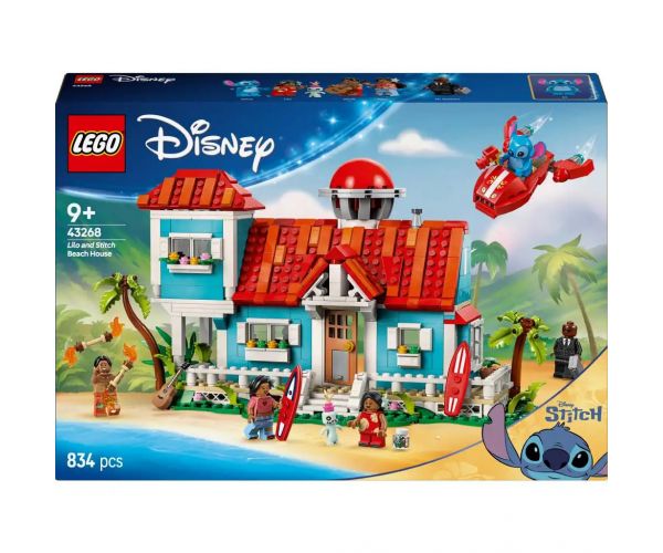 LEGO® Disney: Lilo és Stitch tengerparti háza (43268)
