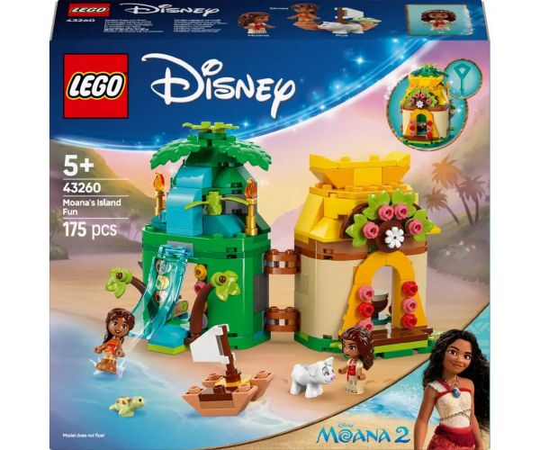 LEGO® Disney: Vaiana vidám kalandjai a szigeten (43260)