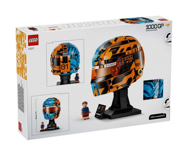 LEGO® Editions: McLaren Mastercard F1® Team kaciga Oscara Piastrija (43017)