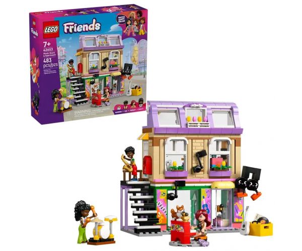 LEGO® Friends: Hangszerbolt és lakás (42653)