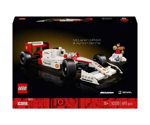 LEGO® Icons: McLaren MP4/4 és Ayrton Senna (10330)
