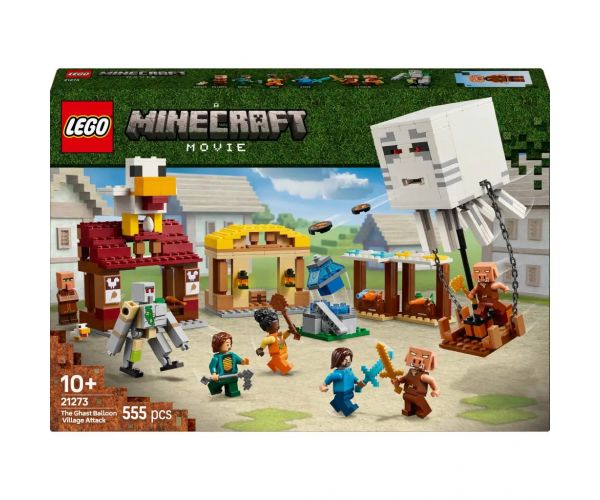 LEGO® Minecraft: A szellemléghajó és falutámadás (21273)