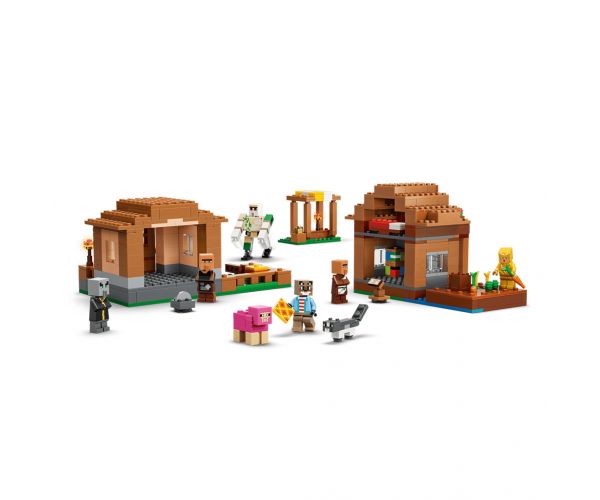 LEGO® Minecraft: Napad prizivača u selu (21596)