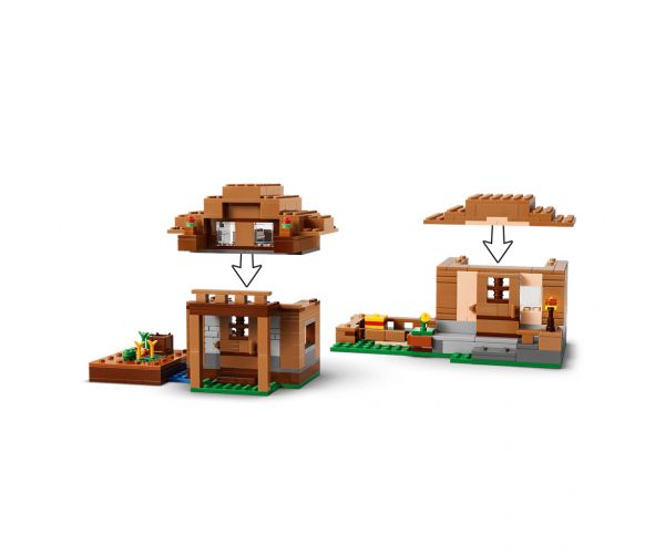 LEGO® Minecraft: Napad prizivača u selu (21596)