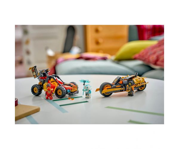 LEGO® Ninjago: Kai i Cole – vozila koja se mogu kombinirati (71864)