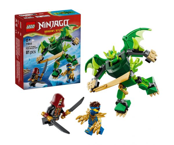 LEGO® Ninjago: Lloyd sárkánypáncélja, harci csomag (71862)