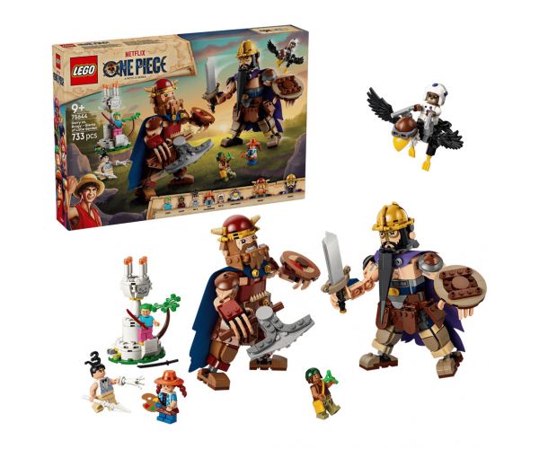 LEGO® One Piece: Dorry vs. Brogy – A Kicsi Kert óriásai (75644)