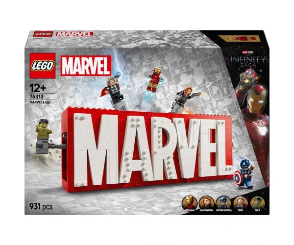 LEGO® Super Heroes: MARVEL logó és minifigurák (76313)
